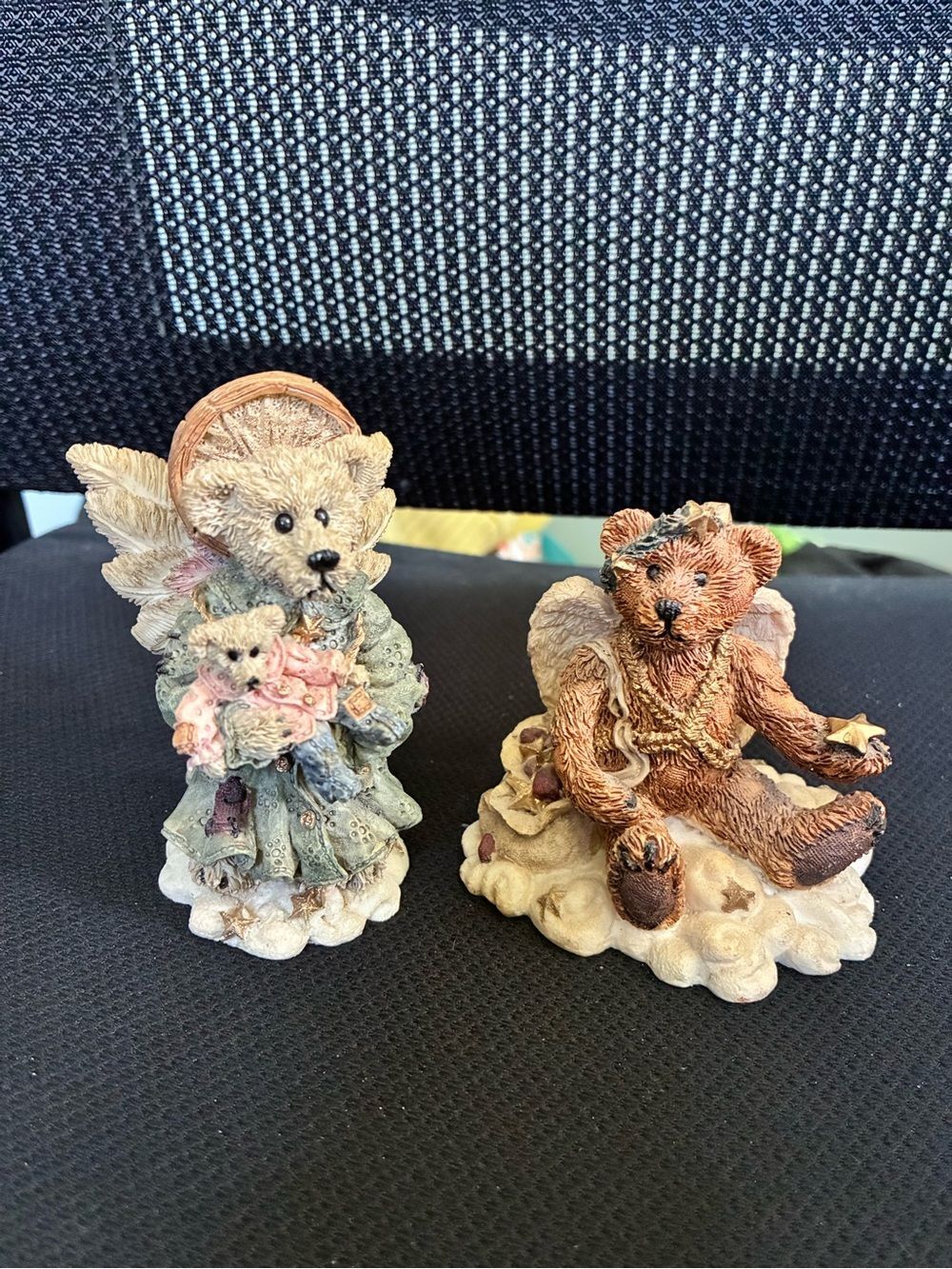 Boyds Bear Angel Bundle Lot Zoe Light Fades to Stars Figurine Whimsy 90s